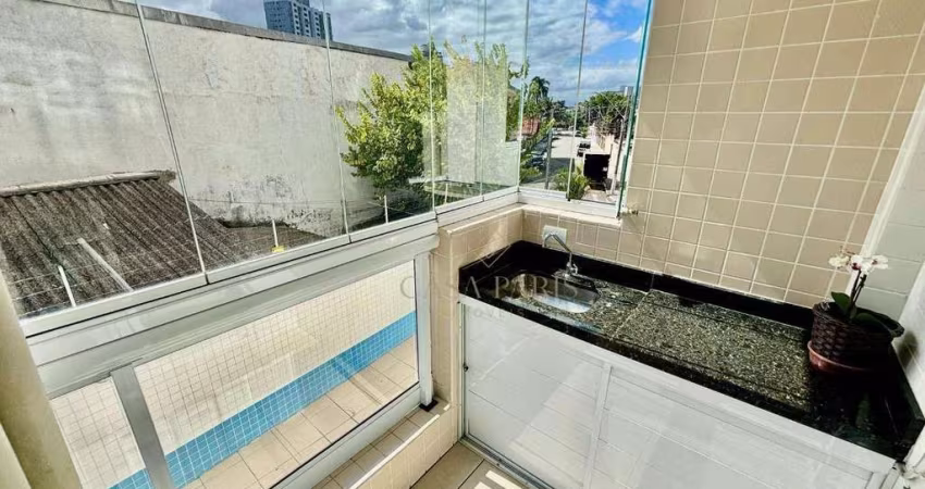 Apartamento com 2 dormitórios à venda, 65 m² por R$ 430.000,00 - Vila Guilhermina - Praia Grande/SP