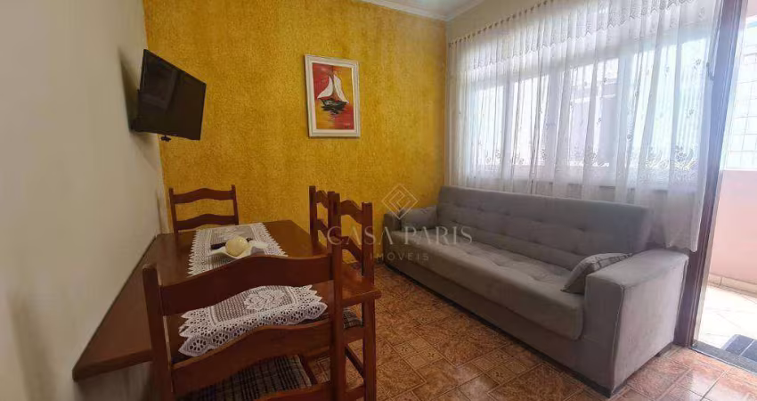 Apartamento com 1 dormitório à venda, 50 m² por R$ 225.000,00 - Aviação - Praia Grande/SP