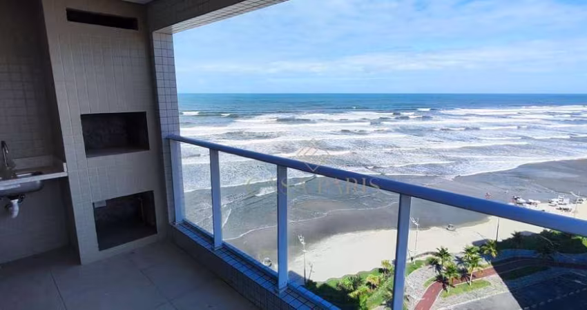Apartamento com 1 dormitório com vista do mar à venda, 55 m² por R$ 420.000 - Caiçara - Praia Grande/SP