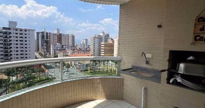 Apartamento com 2 dormitórios à venda, 86 m² por R$ 585.000 - Vila Guilhermina - Praia Grande/SP