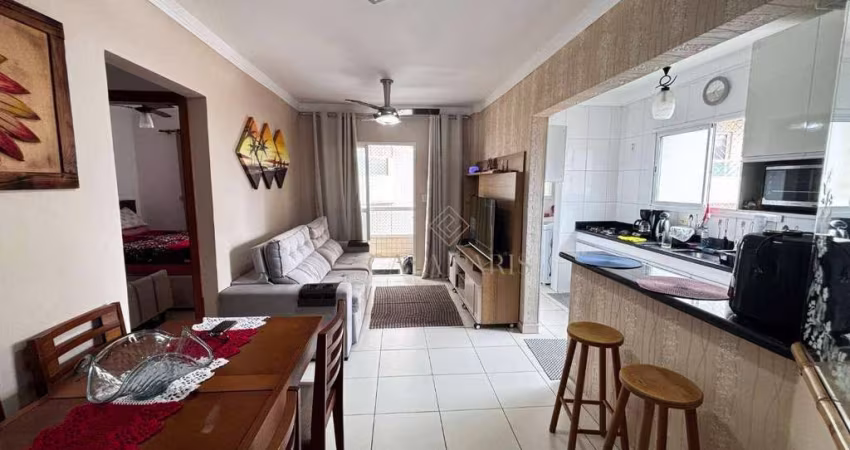 Apartamento com 2 dormitórios à venda, 60 m² por R$ 440.000 - Vila Guilhermina - Praia Grande/SP