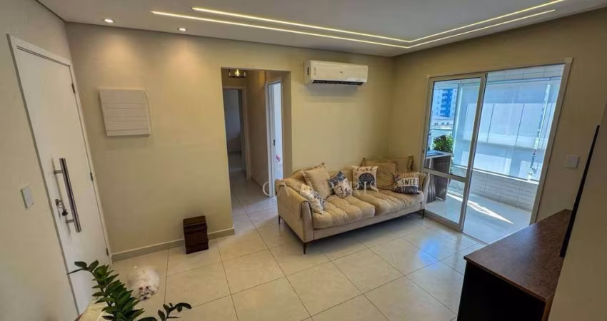 Apartamento com 2 dormitórios à venda, 64 m² por R$ 550.000,00 - Canto do Forte - Praia Grande/SP