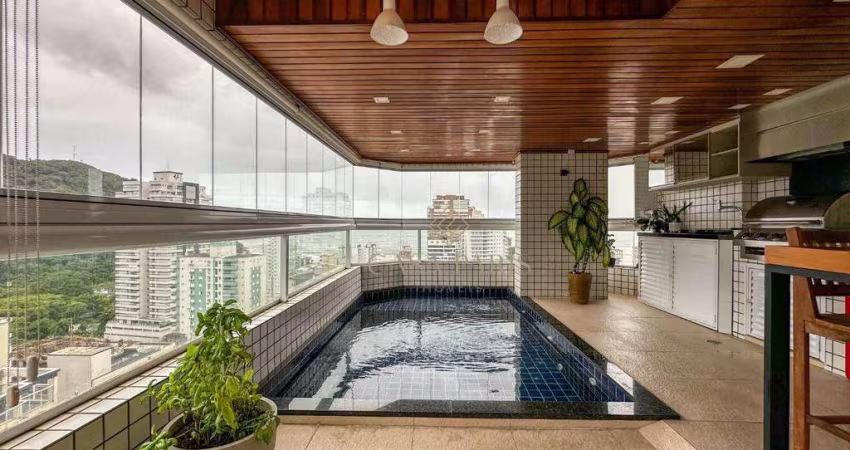 Apartamento com 4 dormitórios à venda, 206 m² por R$ 3.590.000 - Canto do Forte - Praia Grande/SP