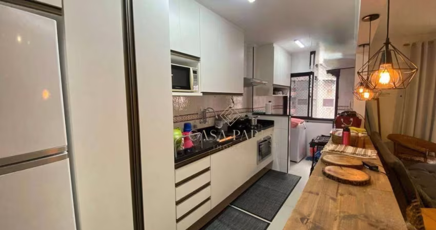 Apartamento com 2 dormitórios à venda, 57 m² por R$ 380.000,00 - Aviação - Praia Grande/SP