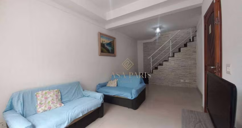 Sobrado com 3 dormitórios à venda, 80 m² por R$ 670.000 - Vila Guilhermina - Praia Grande/SP