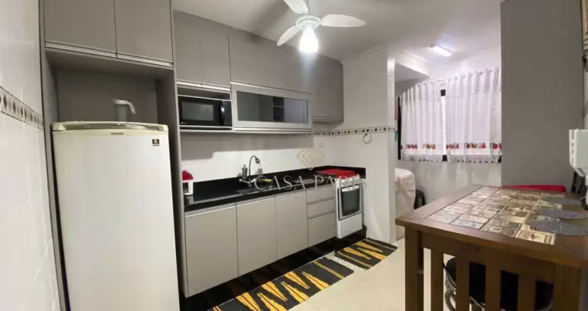 Apartamento com 1 dormitório à venda, 56 m² por r$ 320.000,00 - ocian - praia grande/sp