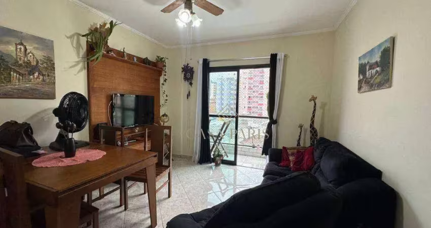 Apartamento com 1 dormitório à venda, 52 m² por r$ 270.000,00 - ocian - praia grande/sp