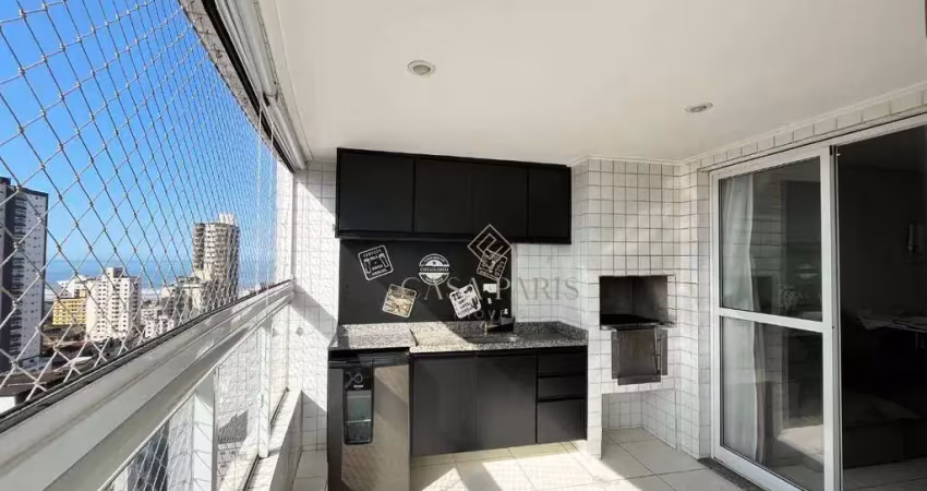 Apartamento com 2 dormitórios à venda, 102 m² por r$ 625.000,00 - tupi - praia grande/sp