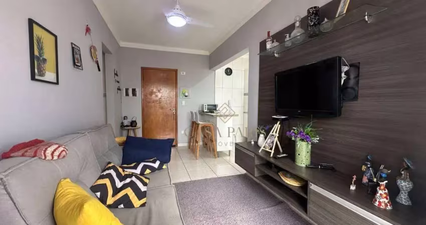 Apartamento com 1 dormitório à venda, 45 m² por r$ 325.000,00 - caiçara - praia grande/sp