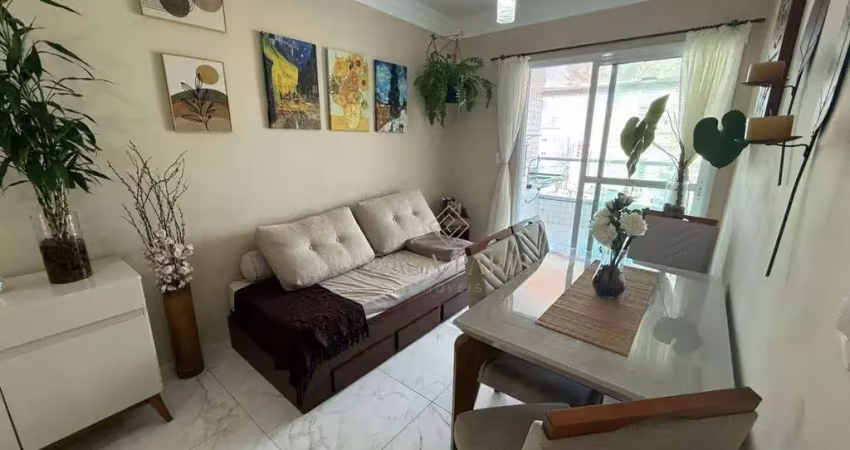 Apartamento com 1 dormitório à venda, 60 m² por r$ 400.000,00 - caiçara - praia grande/sp