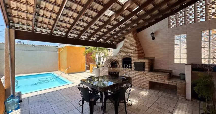 Sobrado com 3 dormitórios à venda, 167 m² por r$ 910.000,00 - tupi - praia grande/sp