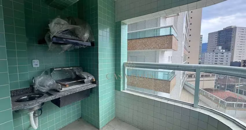 Apartamento com 2 dormitórios à venda, 65 m² por r$ 390.000,00 - caiçara - praia grande/sp