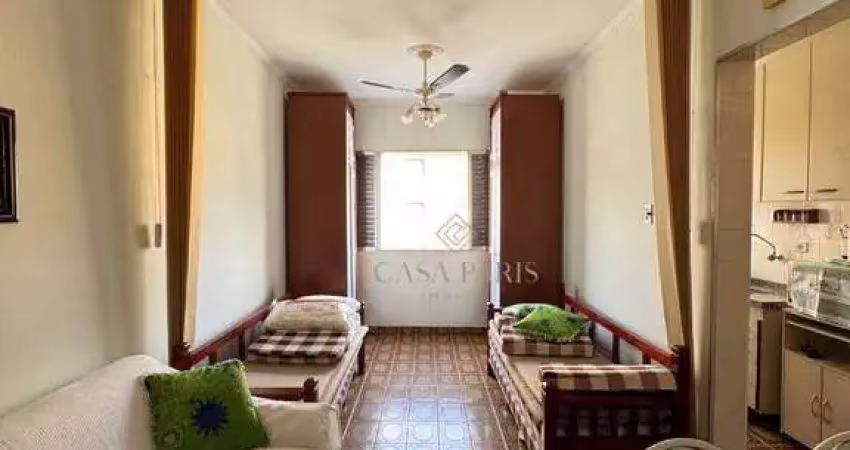 Kitnet com 1 dormitório à venda, 32 m² por r$ 210.000 - aviação - praia grande/sp