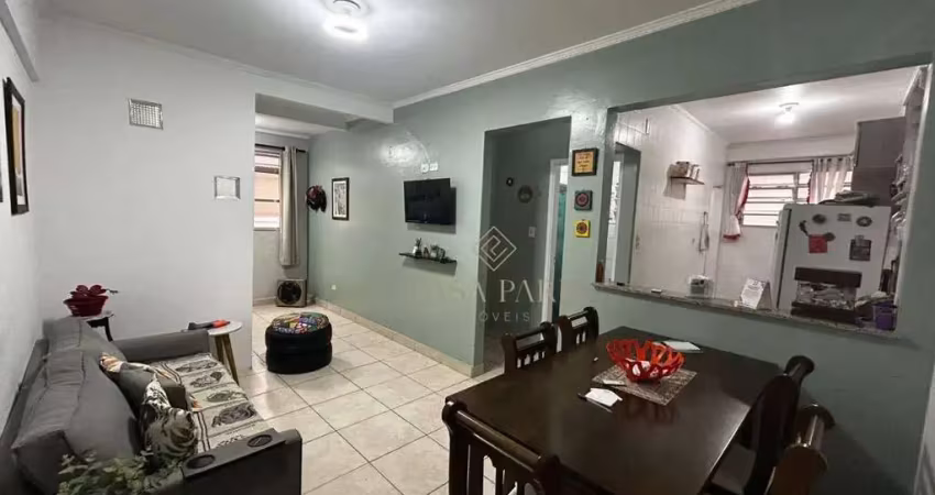 Apartamento com 1 dormitório à venda, 49 m² por r$ 260.000 - caiçara - praia grande/sp