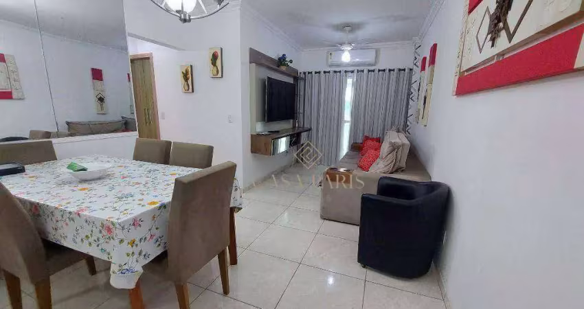 Apartamento com 2 dormitórios à venda, 70 m² por r$ 500.000,00 - vila guilhermina - praia grande/sp