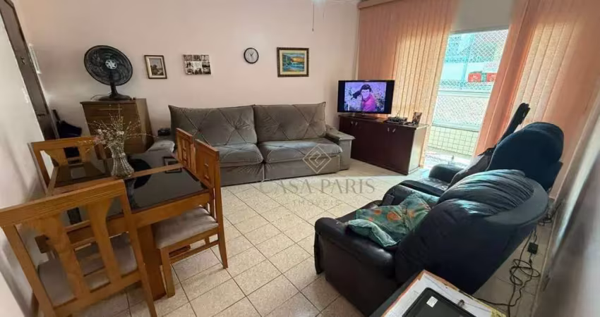 Apartamento com 1 dormitório à venda, 63 m² por r$ 300.000,00 - caiçara - praia grande/sp