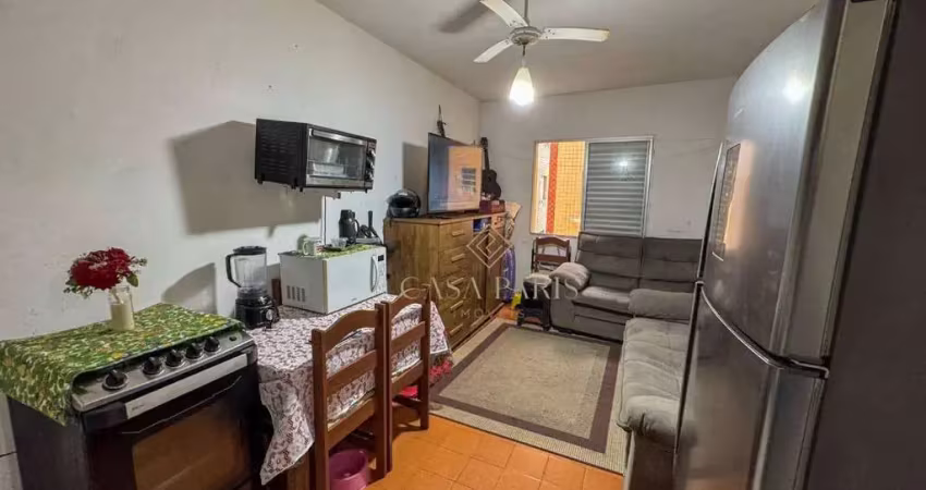 Kitnet com 1 dormitório à venda, 37 m² por r$ 230.000,00 - boqueirão - praia grande/sp