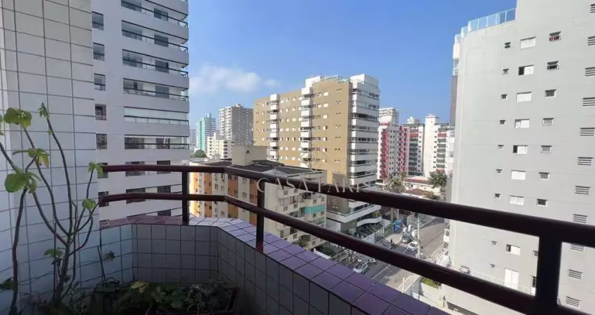 Apartamento com 2 dormitórios à venda, 80 m² por r$ 460.000 - canto do forte - praia grande/sp