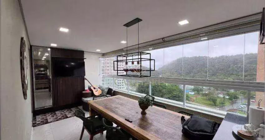 Apartamento com 4 dormitórios à venda, 147 m² por r$ 1.800.000,00 - canto do forte - praia grande/sp