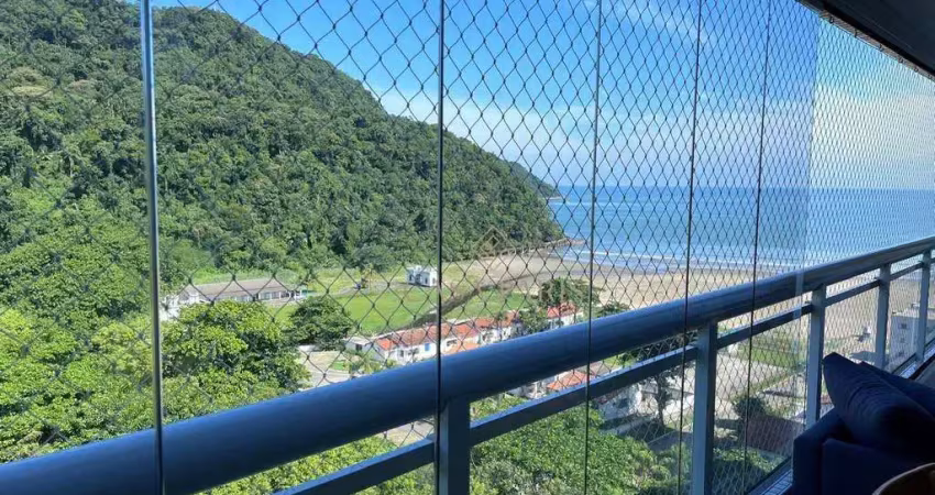 Apartamento com 3 dormitórios à venda, 143 m² por r$ 2.090.000,00 - canto do forte - praia grande/sp