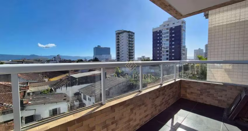Apartamento com 2 dormitórios à venda, 54 m² por r$ 365.000 - vila guilhermina - praia grande/sp