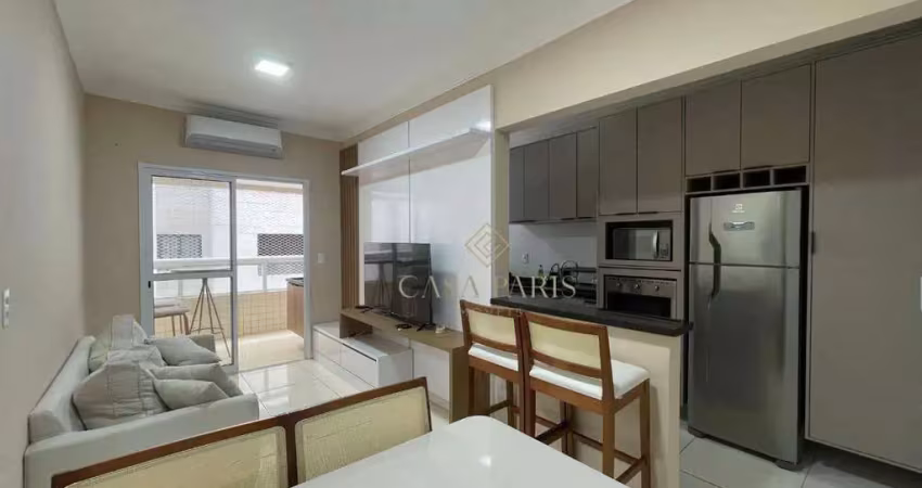 Apartamento com 2 dormitórios à venda, 70 m² por r$ 405.000,00 - aviação - praia grande/sp