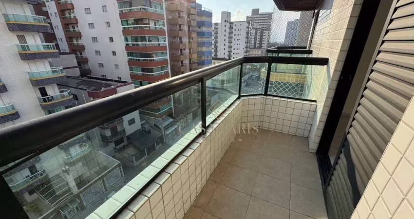 Apartamento com 1 dormitório à venda, 55 m² por r$ 350.000 - vila guilhermina - praia grande/sp