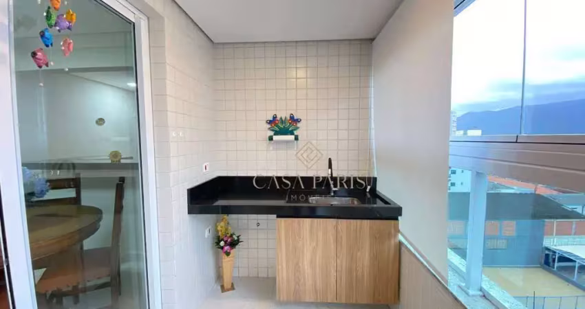 Apartamento com 2 dormitórios à venda, 84 m² por r$ 695.000,00 - caiçara - praia grande/sp