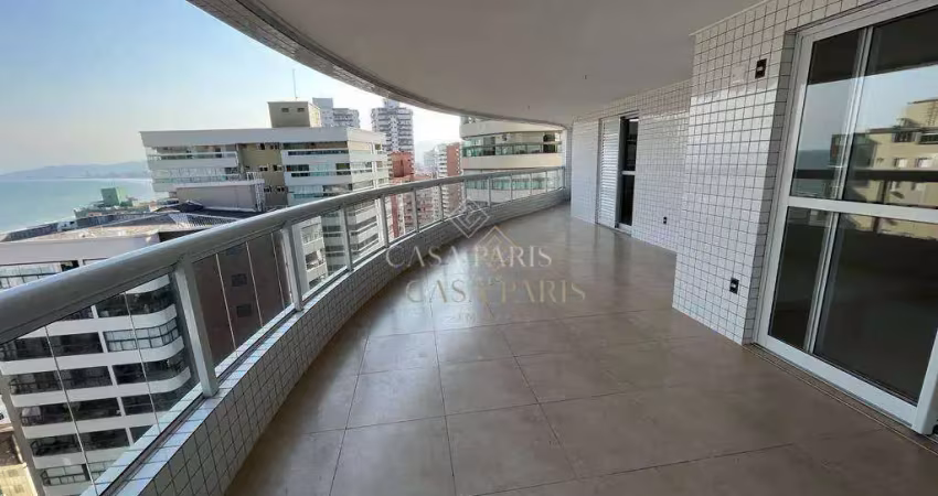 Apartamento com 3 dormitórios à venda, 162 m² por r$ 1.900.000,00 - canto do forte - praia grande/sp