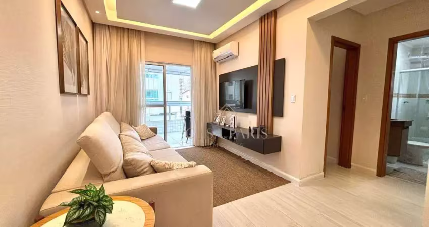 Apartamento com 2 dormitórios à venda, 82 m² por r$ 585.000,00 - aviação - praia grande/sp