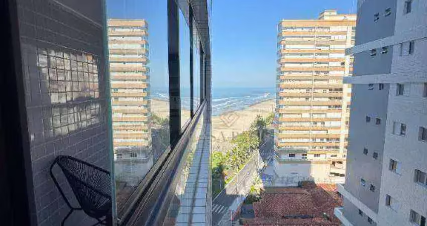 Apartamento com 1 dormitório à venda, 44 m² por r$ 370.000,00 - caiçara - praia grande/sp