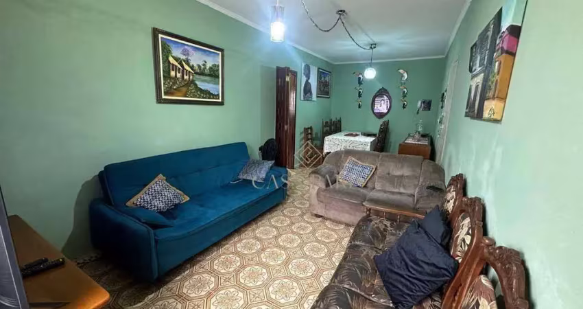 Apartamento com 1 dormitório à venda, 52 m² por r$ 220.000,00 - tupi - praia grande/sp