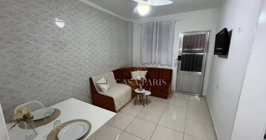 Apartamento com 1 dormitório à venda, 47 m² por r$ 270.000 - vila guilhermina - praia grande/sp