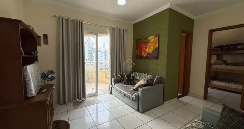 Apartamento com 1 dormitório à venda, 48 m² por r$ 330.000 - vila guilhermina - praia grande/sp