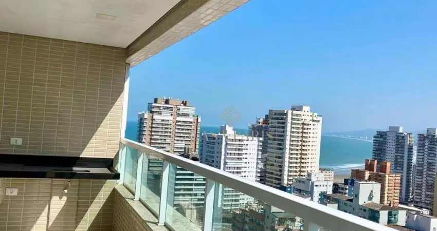 Apartamento com 3 dormitórios à venda, 112 m² por r$ 1.500.000,00 - canto do forte - praia grande/sp
