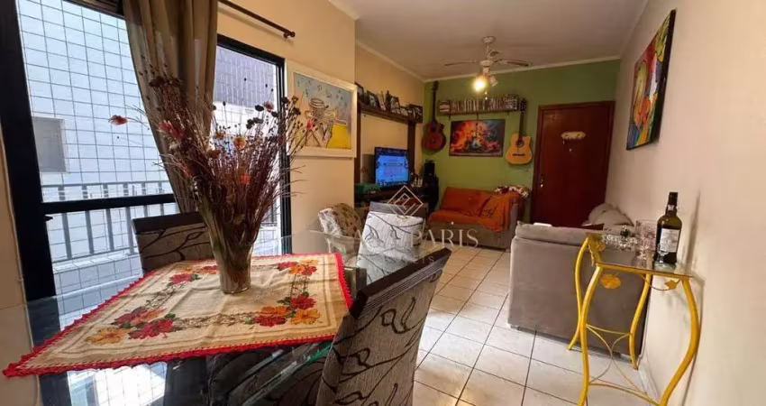Apartamento com 2 dormitórios à venda, 80 m² por r$ 357.000 - aviação - praia grande/sp