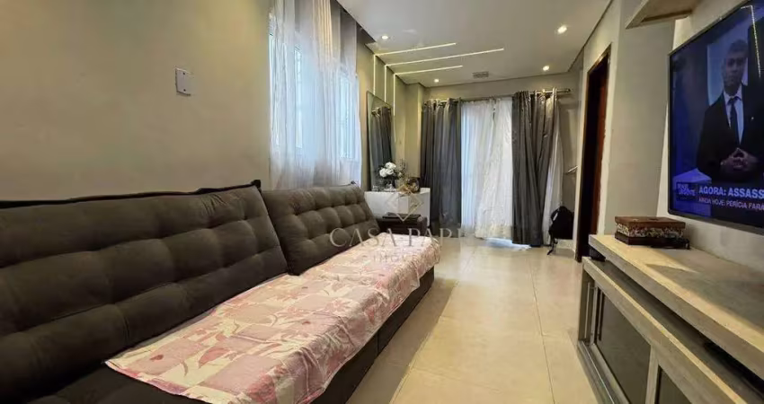 Casa com 2 dormitórios à venda, 99 m² por r$ 410.000,00 - tude bastos - praia grande/sp