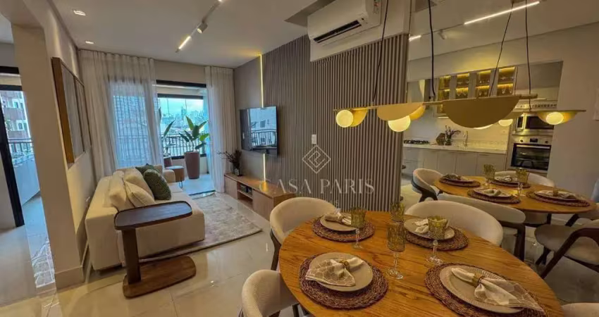 Apartamento à venda, 73 m² por r$ 770.000,00 - aviação - praia grande/sp