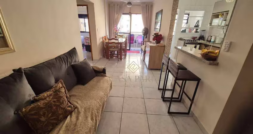 Apartamento com 1 dormitório à venda, 68 m² por r$ 410.000,00 - canto do forte - praia grande/sp