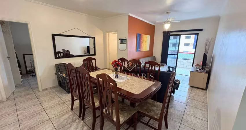 Apartamento com 1 dormitório à venda, 74 m² por r$ 325.000 - tupi - praia grande/sp