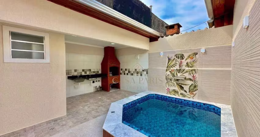 Casa com 2 dormitórios à venda, 94 m² por r$ 680.000,00 - caiçara - praia grande/sp