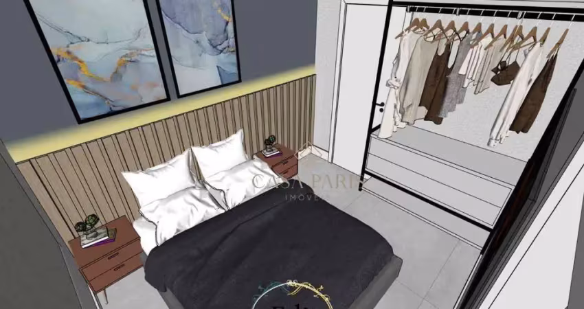 Apartamento com 2 dormitórios à venda, 46 m² por r$ 380.000,00 - tupi - praia grande/sp