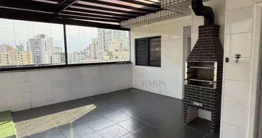 Cobertura com 3 dormitórios à venda, 190 m² por r$ 950.000 - vila guilhermina - praia grande/sp