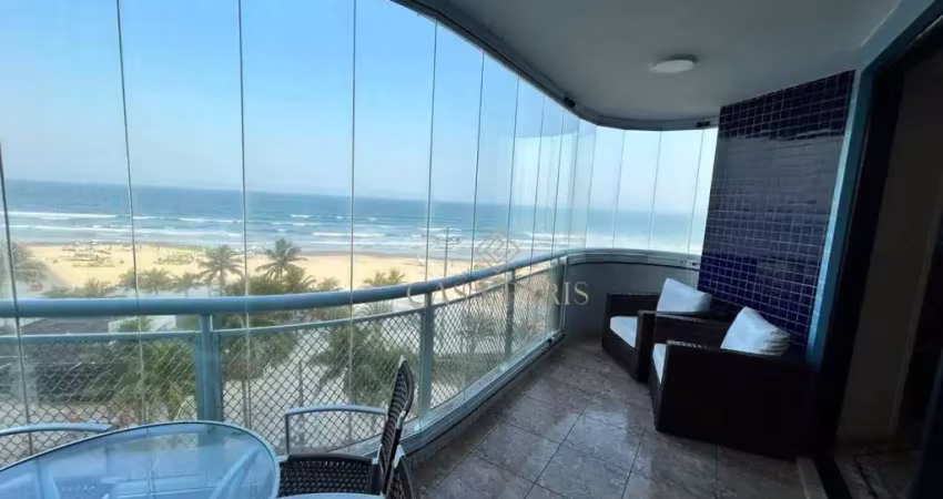 Apartamento com 3 dormitórios à venda, 168 m² por r$ 1.400.000,00 - tupi - praia grande/sp