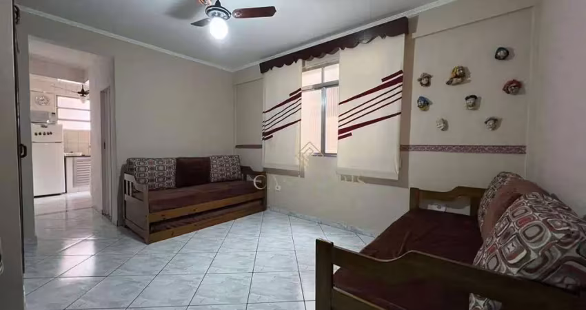 Kitnet com 1 dormitório à venda, 36 m² por r$ 235.000,00 - canto do forte - praia grande/sp