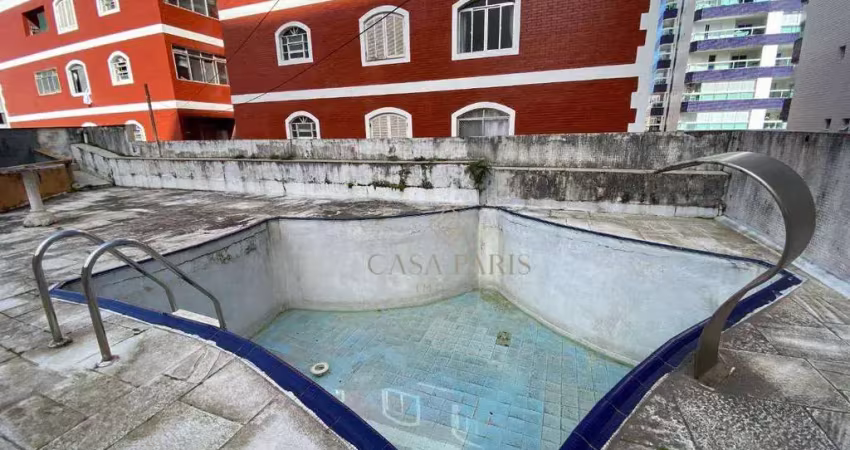 Cobertura com 3 dormitórios à venda, 130 m² por r$ 371.000,00 - tupi - praia grande/sp
