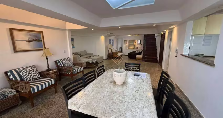 Cobertura com 5 dormitórios à venda, 480 m² por r$ 2.200.000,00 - tupi - praia grande/sp