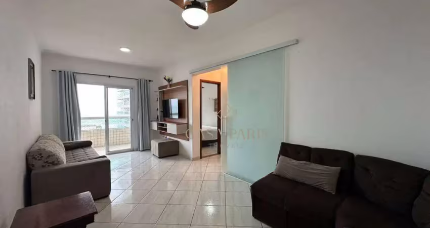 Apartamento mobiliado com 2 dormitórios à venda, 111 m² por r$ 590.000 - tupi - praia grande/sp