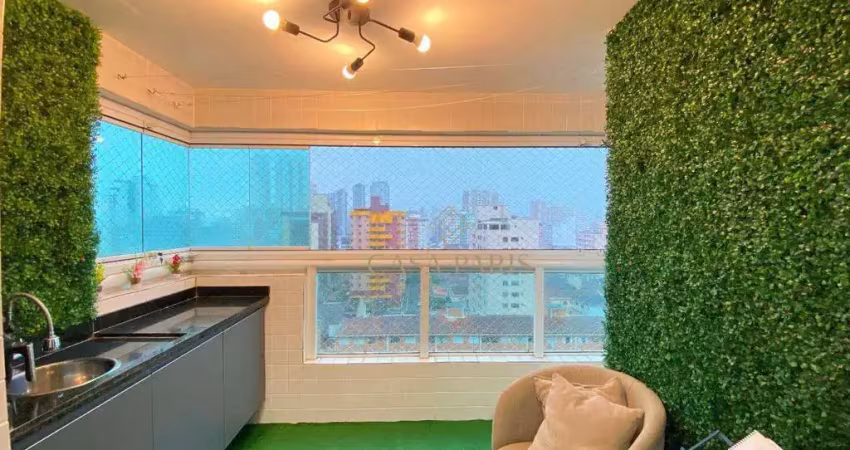 Apartamento com 2 dormitórios à venda, 58 m² por r$ 630.000,00 - canto do forte - praia grande/sp