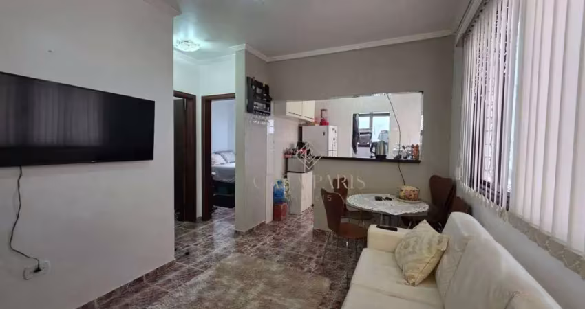 Apartamento com 1 dormitório à venda, 39 m² por r$ 240.000,00 - boqueirão - praia grande/sp